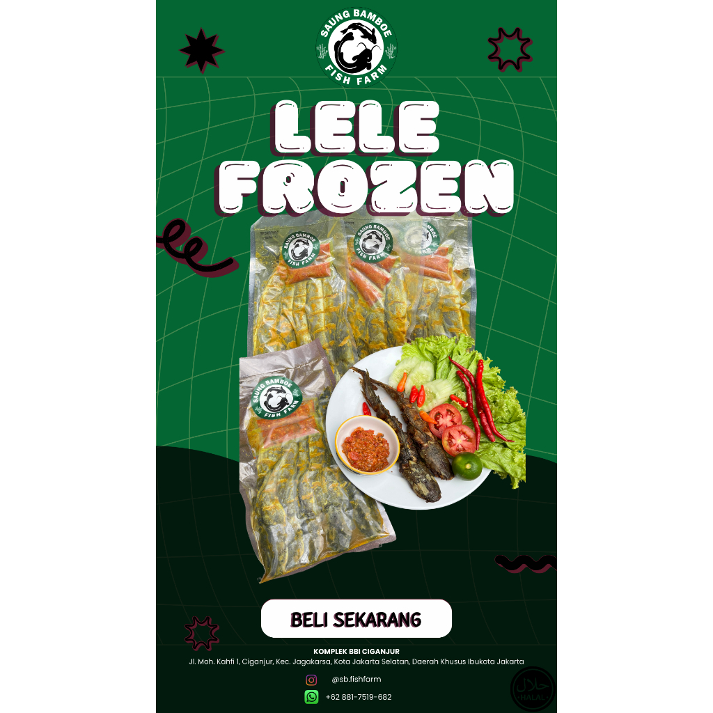 

Lele Frozen Bumbu Kuning bundle 5 Bungkus