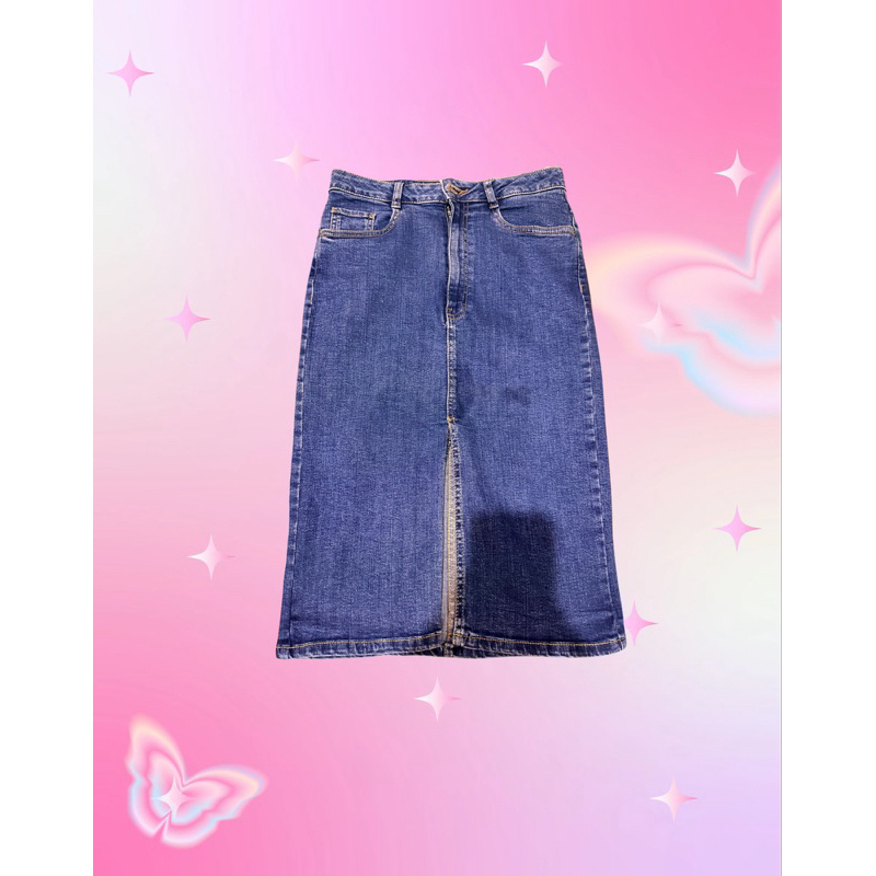 PRELOVED ROK JEANS SPAN