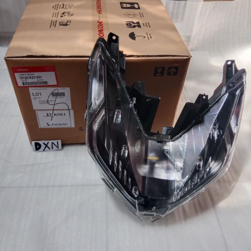 Lampu Depan Reflektor Vario 125 Esp K2V 33100-K2V-N31 Asli Original Honda