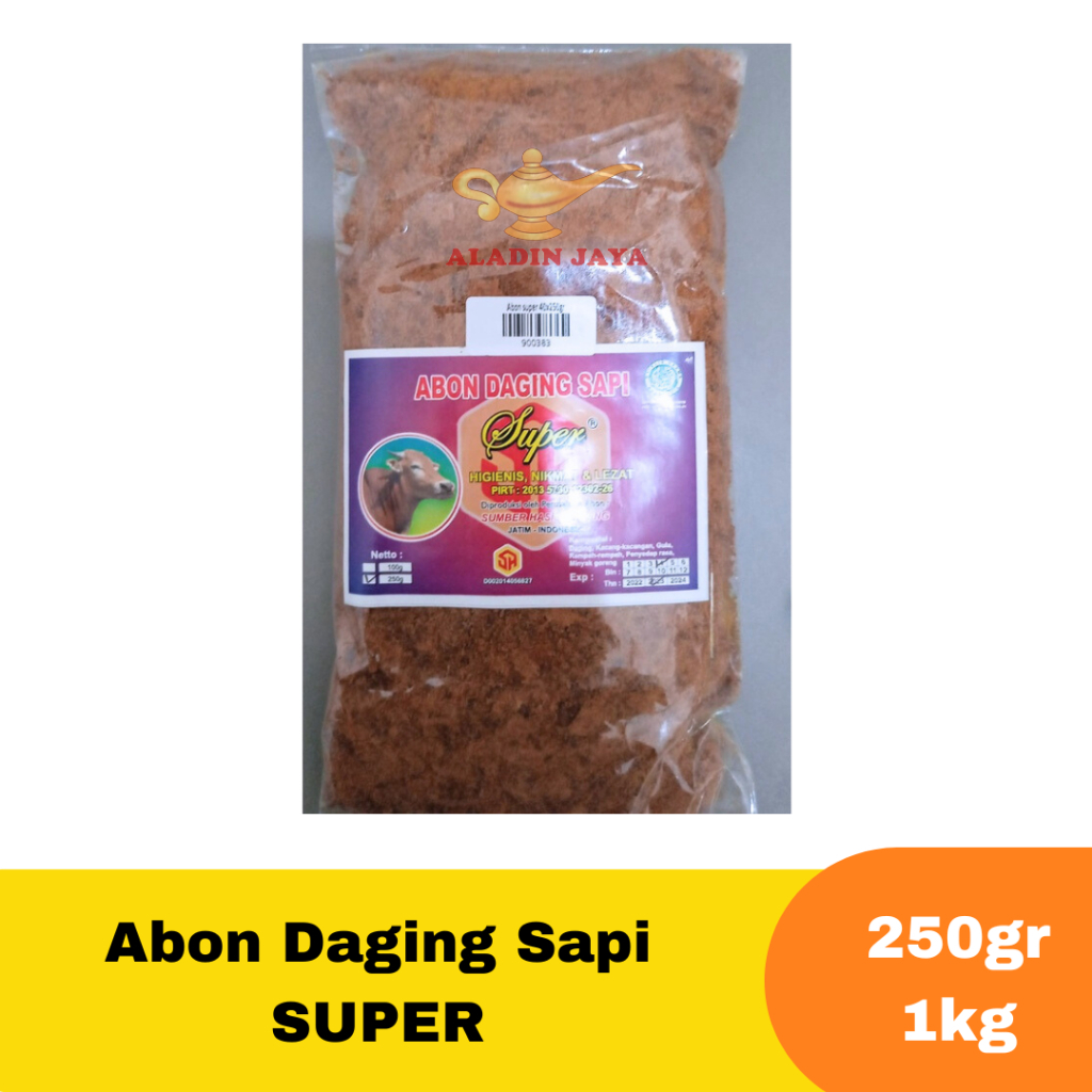 

Abon Daging Sapi SUPER 250gr / 1kg