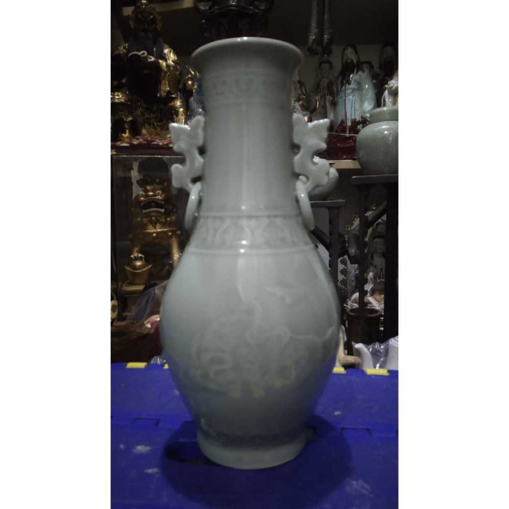 Guci Celadon Qing Keramik Kuno Jadul Antik
