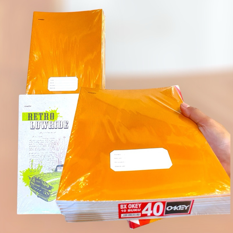 

Buku Tulis Besar/Buku Sekolah 40 Lembar/Buku Tulis Kiky/Bukiu Tulis Okey