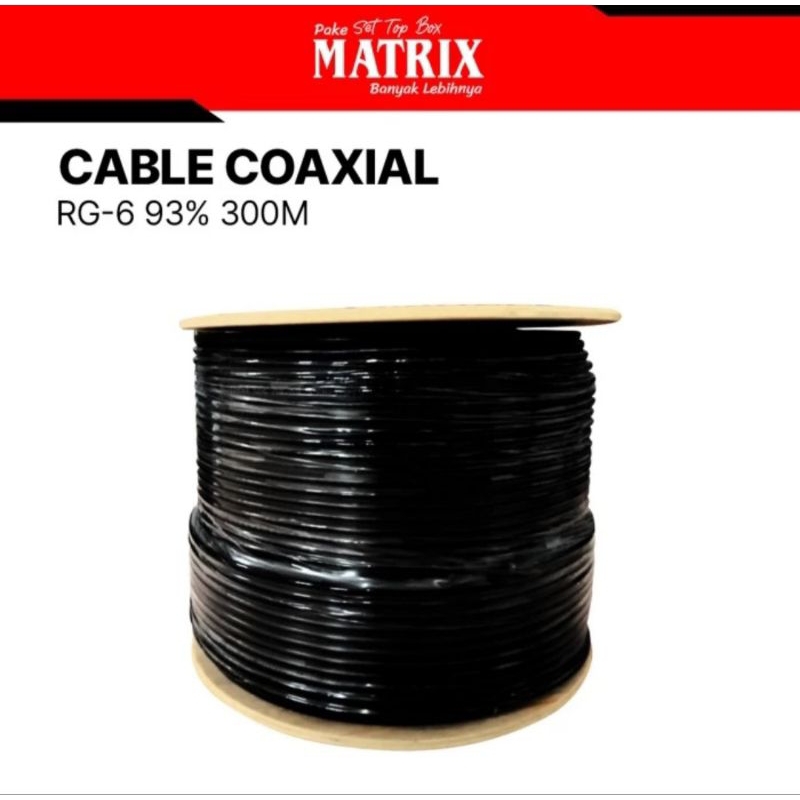 Kabel RG-6 Matrix 93% 305 Meter