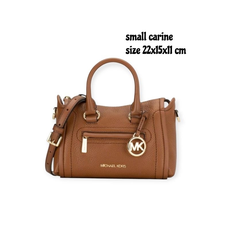 Mk carine small brown original crossbody bag