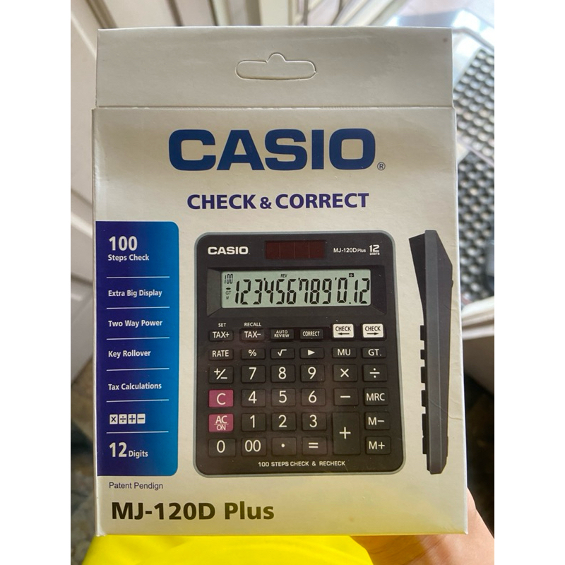 

TERMURAH‼️KALKULATOR CASIO MJ-120D Plus / 12 DIGIT