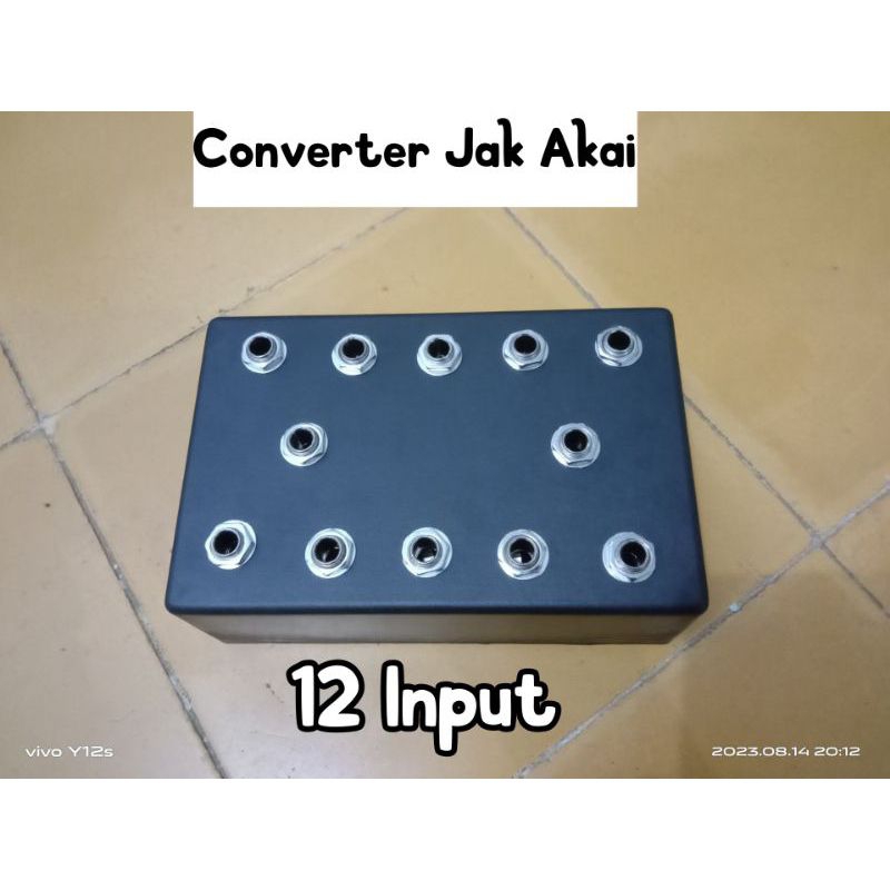 Converter Pencabangan mic / jack akai