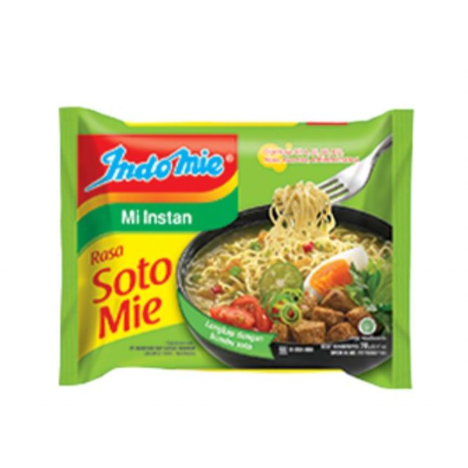 

Indomie Mie Instant kuah rasa soto 1 dus isi 40 pcs