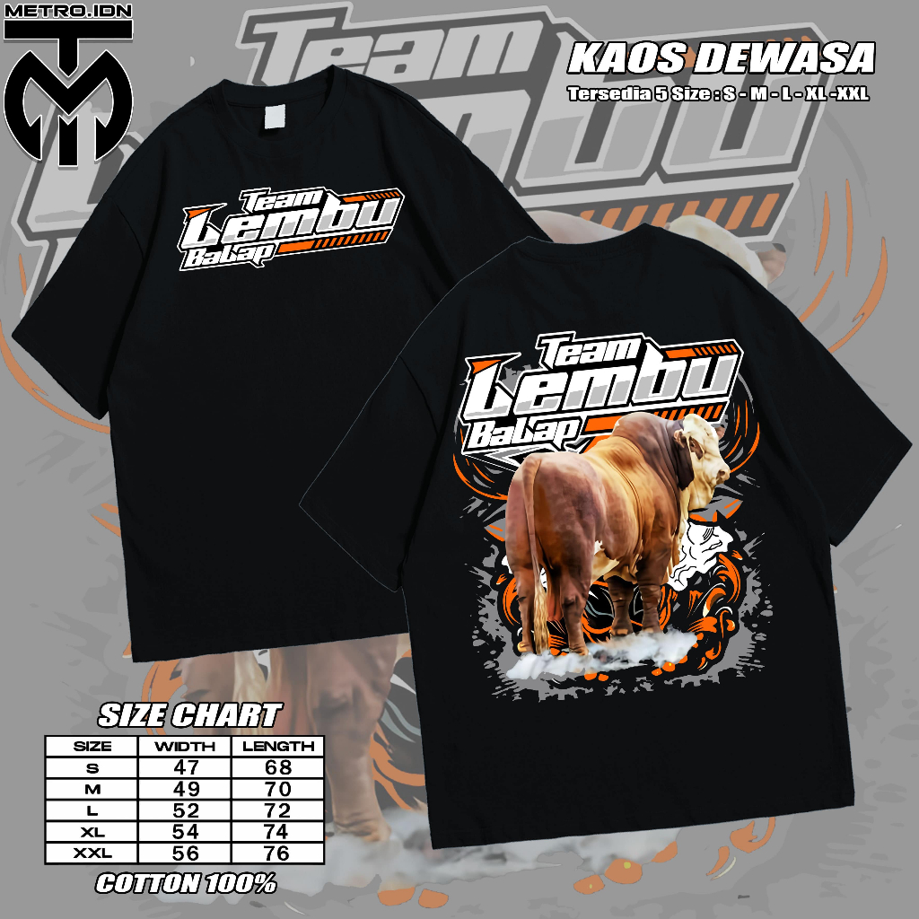 Kaos SAPI BALAP New Simental Pesona Lembu Tshirt Peternak Milenial Indonesia