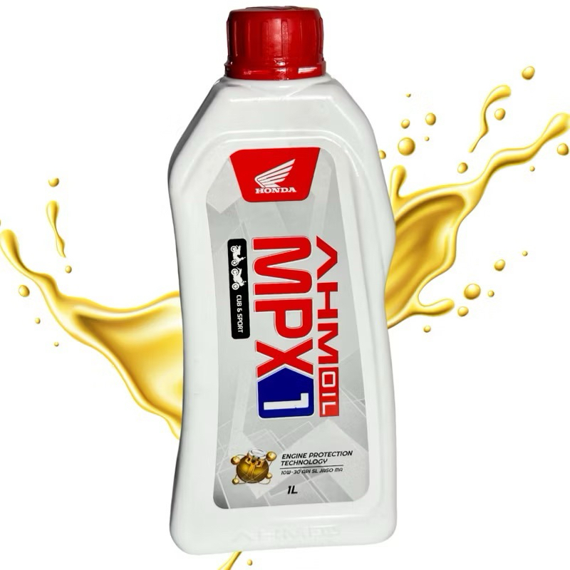 OLI MOTOR HONDA AHM OIL MPX1 SAE 10W-30 SL ISI 1 liter