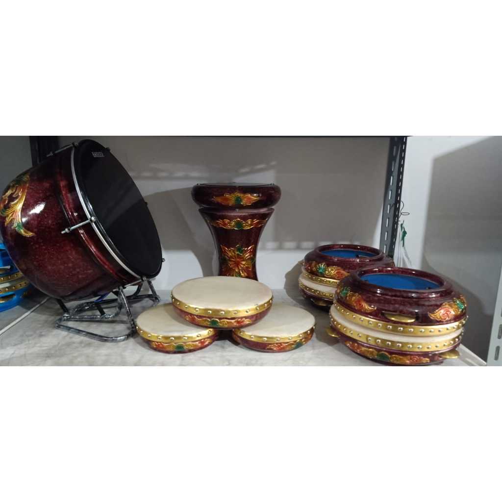 Rebana Hadro Set Ukir/Rebana Hadroh Ukir Set/Hadro Set Ukir/Hadroh Set Ukir Berkualitas