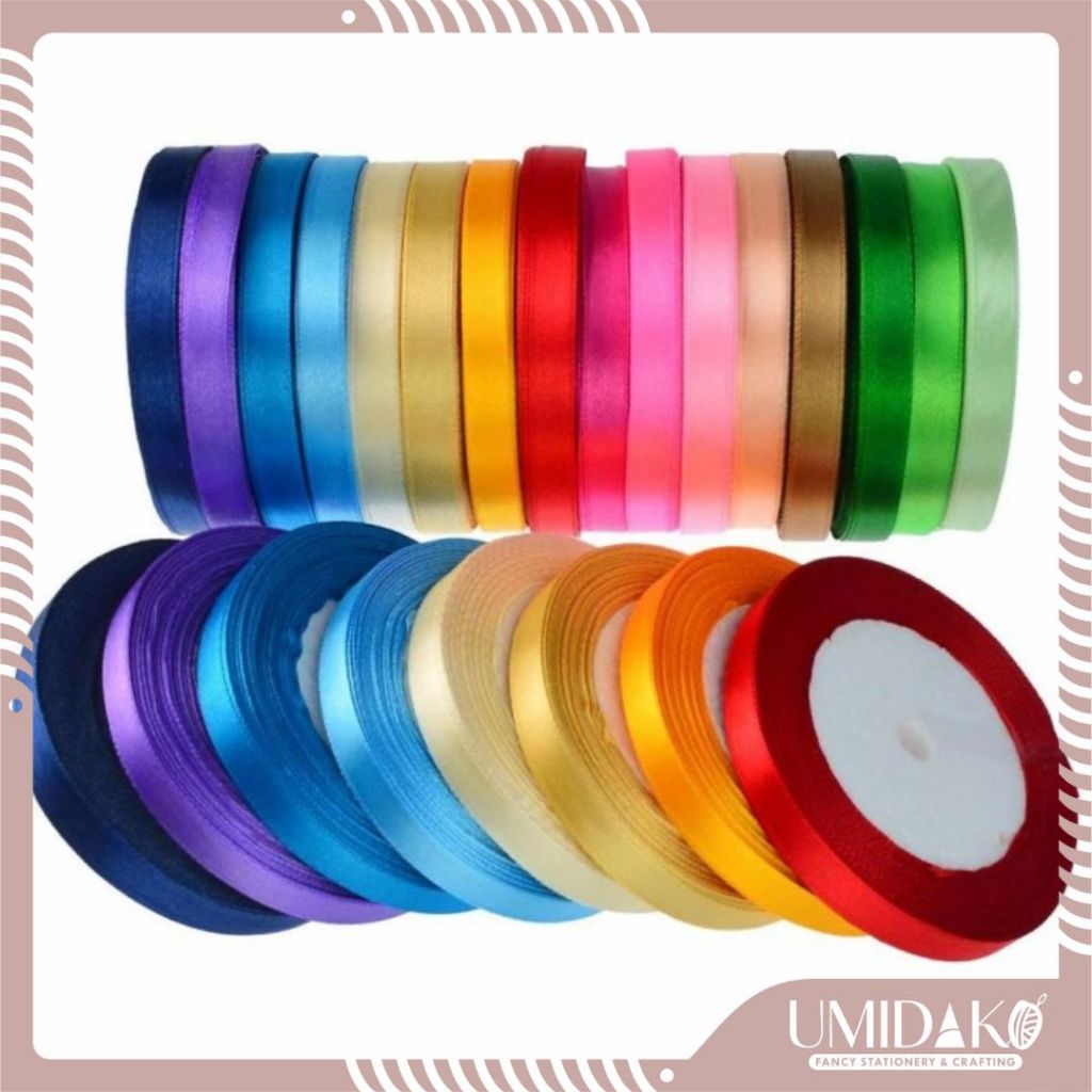 

[UMIDAKO] ROLL PITA SATIN POLOS 1CM-1.5CM