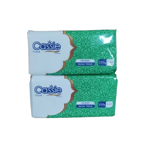TISSUE CASSIE 2PLY 250GR /Tissue Cassie 250 Sheets 2ply