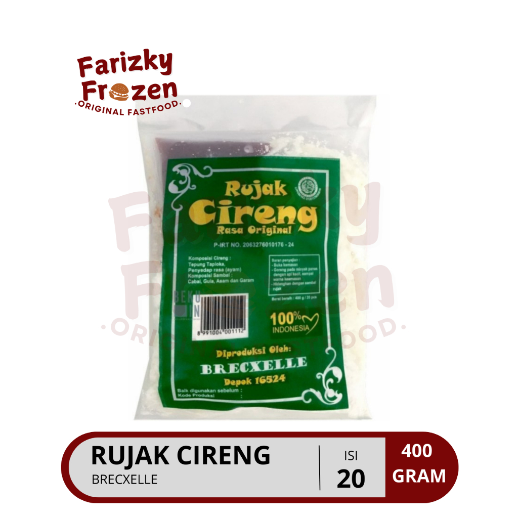 

TERMURAH RUJAK CIRENG BRECXELLE ISI 20PCS / RUJAK CIRENG ENAK