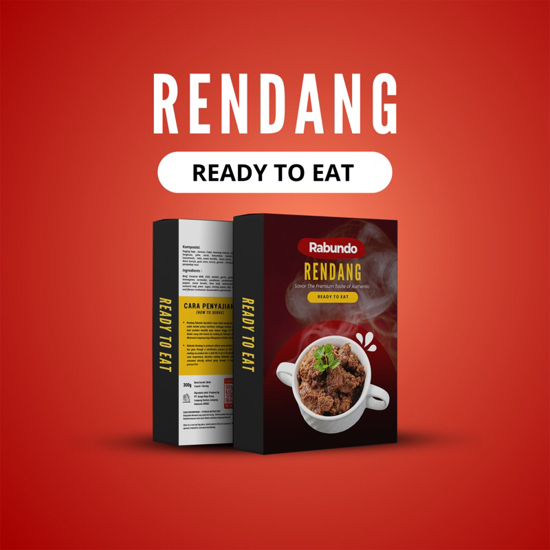 

Rendang Padang 300g Ready to Eat / Rendang Padang Instan / Rendang Padang Siap Saji 300g Asli Minangkabau Enak