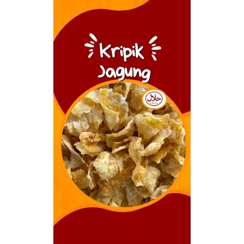 

camilan kiloan - kripik jagung