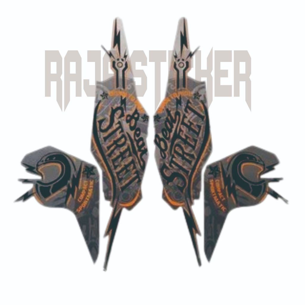 STICKER STRIPPING LIST BODY STANDART HONDA BEAT STREET 2019