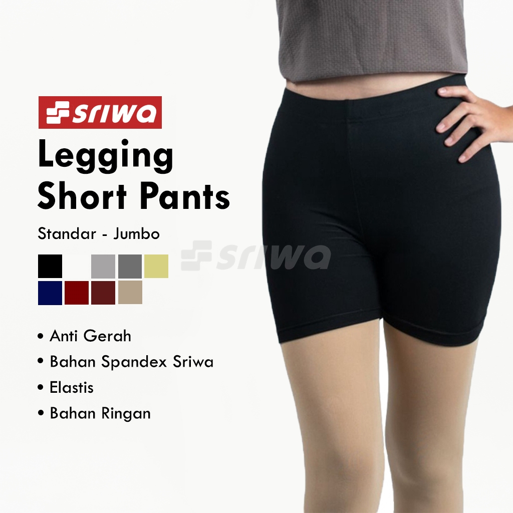 SRIWA Celana Legging Pendek Wanita Spandek Short Hotpants CL03