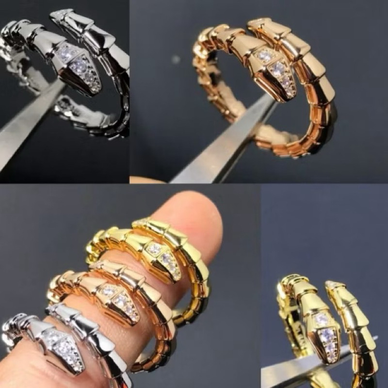 Dream Of Destiny 2 Cincin Ular Titanium Rosegold Aksesoris Wanita