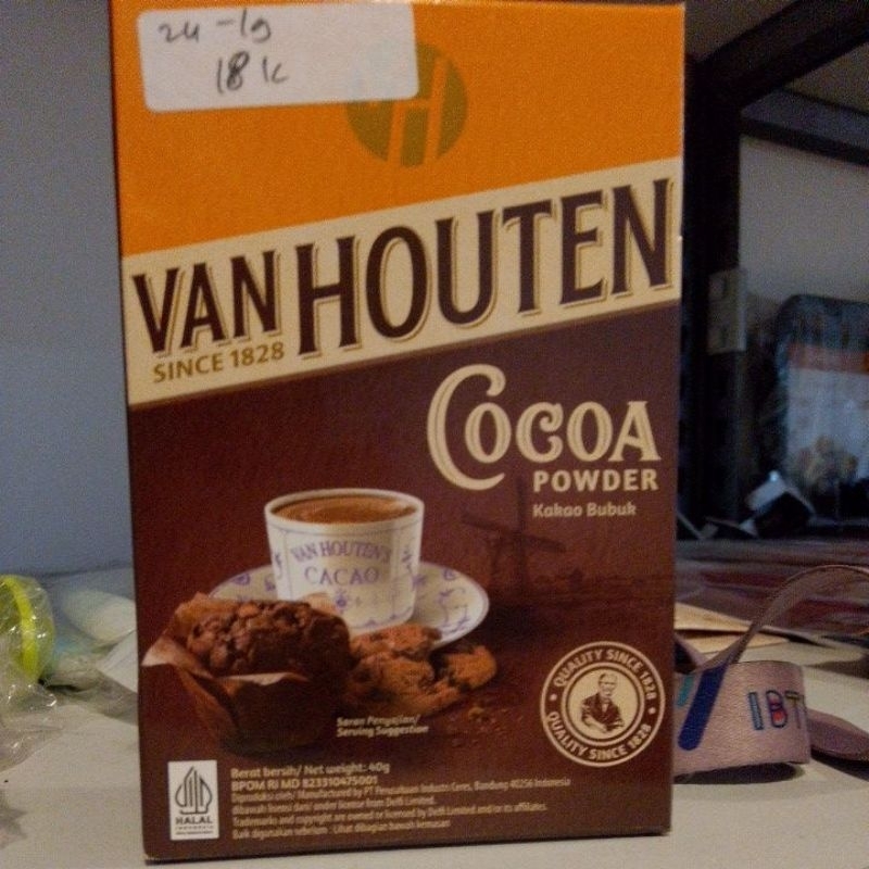 

coklat bubuk van Houten cocoa powder 40 g