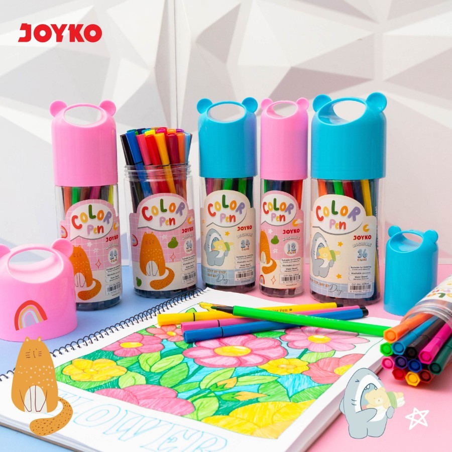 

Color Pen Pulpen Pena Warna Joyko CLP-064 SPIDOL
