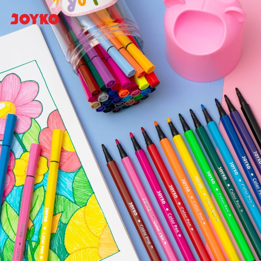 

Ay00! Color Pen Pulpen Pena Warna Joyko CLP-064 SPIDOL