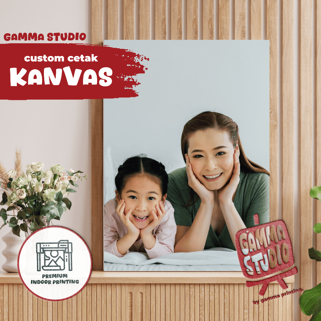 

Cetak Foto Kanvas / Canvas Photo Print + Spanram ( Rangka Kayu )