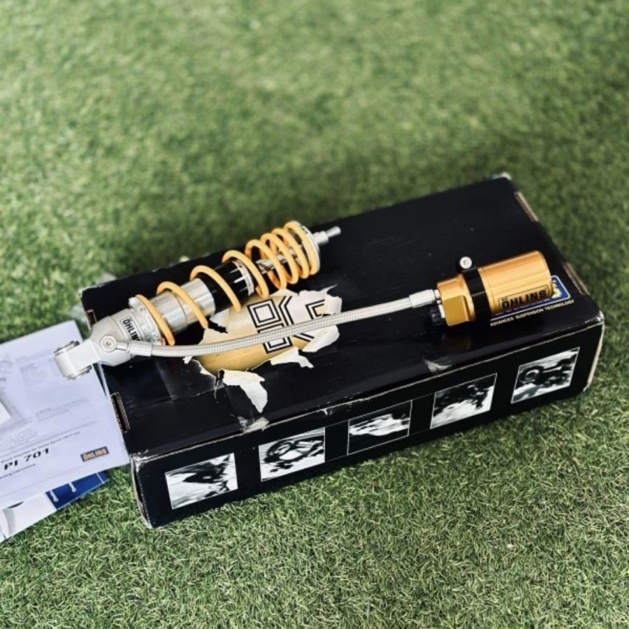 Shock Tabung Ohlins Depan Belakang Vespa Sprint Primavera