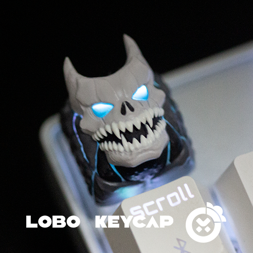 Kaiju No. 8 Light transmission Mechanical keyboard keycaps Personalization Handmade Cross Axle compa