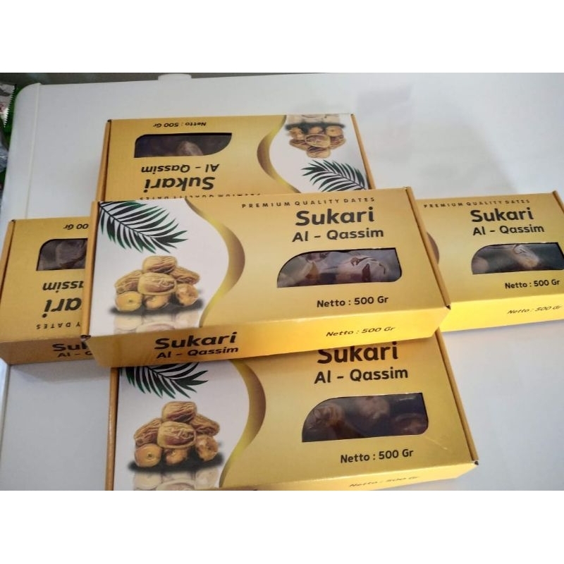 

Kurma Sukkari Al Qassim HC 500gr Grade Premium Berkualitas dan Murah