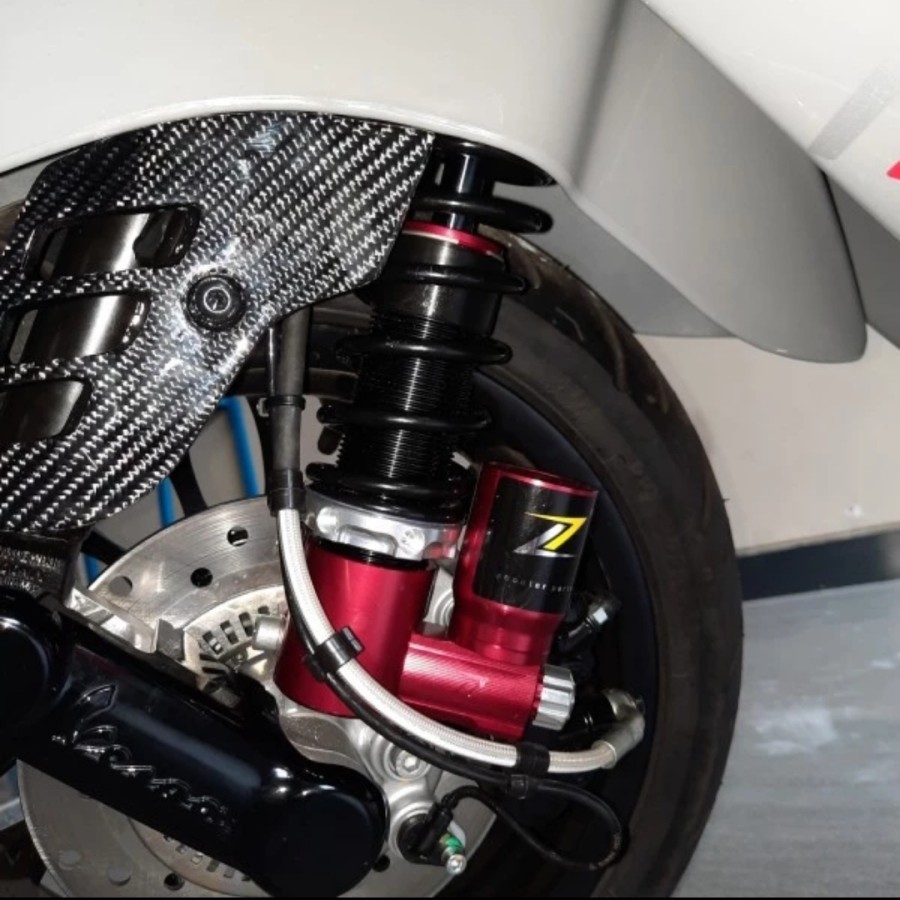 Shockbreaker Shock Tabung Red Zelioni Set Vespa Sprint Primavera