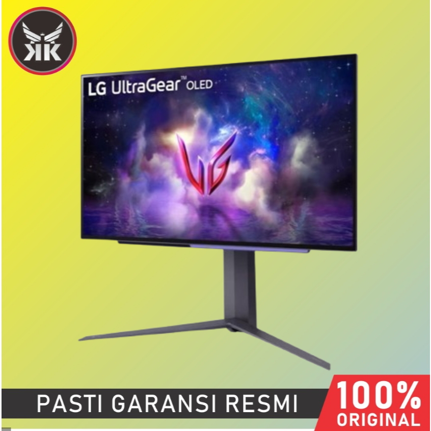 LG ULTRAGEAR OLED 27GS95QE-B QHD 240Hz WITH NVIDIA G-SYNC COMPATIBLE 2K PIVOT VERTIKAL / VERTICAL