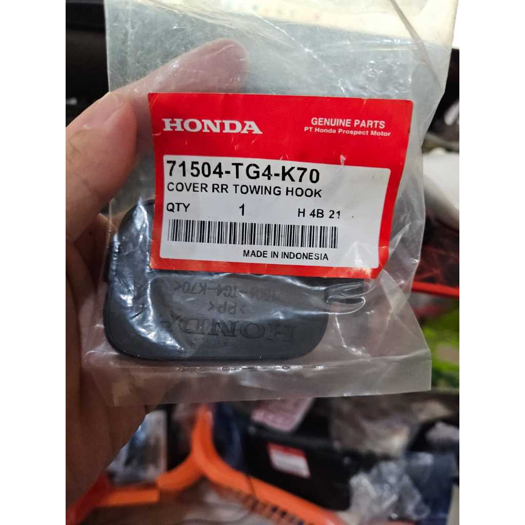 tuutup towing derek diffuser bumper belakang new brio rs 2023 2024 ori