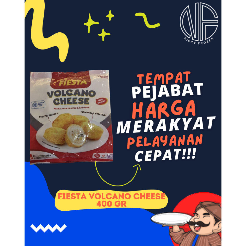 

FIESTA VOLCANO CHEESE 400 GR