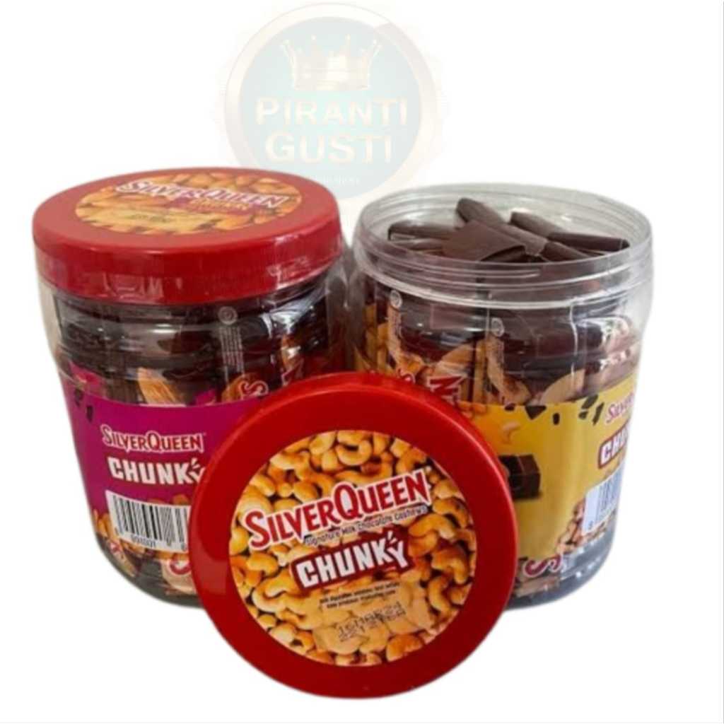 

SILVERQUEEN CHUNKY BAR KEMASAN TOPLES 30 GR ( 1 TOPLES / 12 PC )