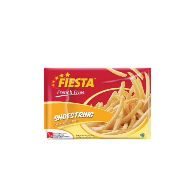 

Fiesta Shoestring Kentang 500gr Fresh Frozen Segar