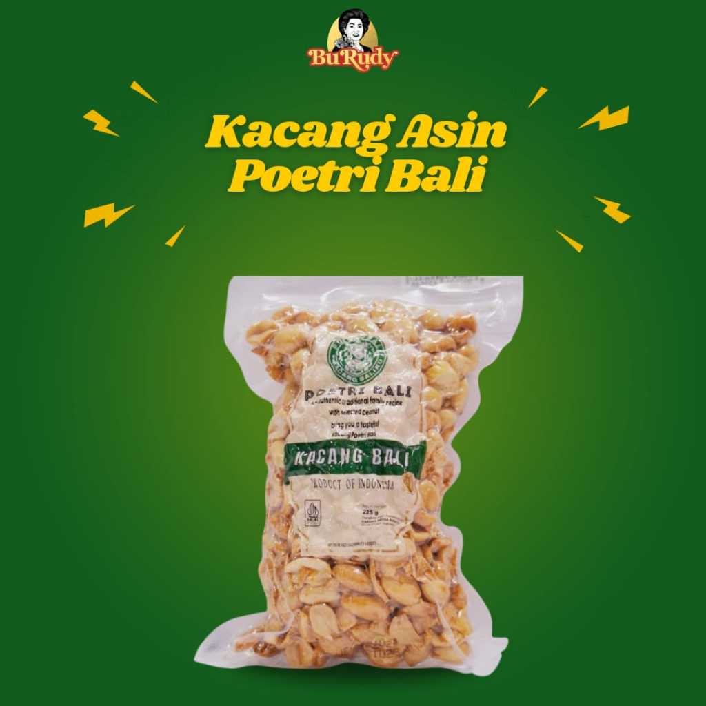 

Poetri Bali Kacang Asin 225 gram