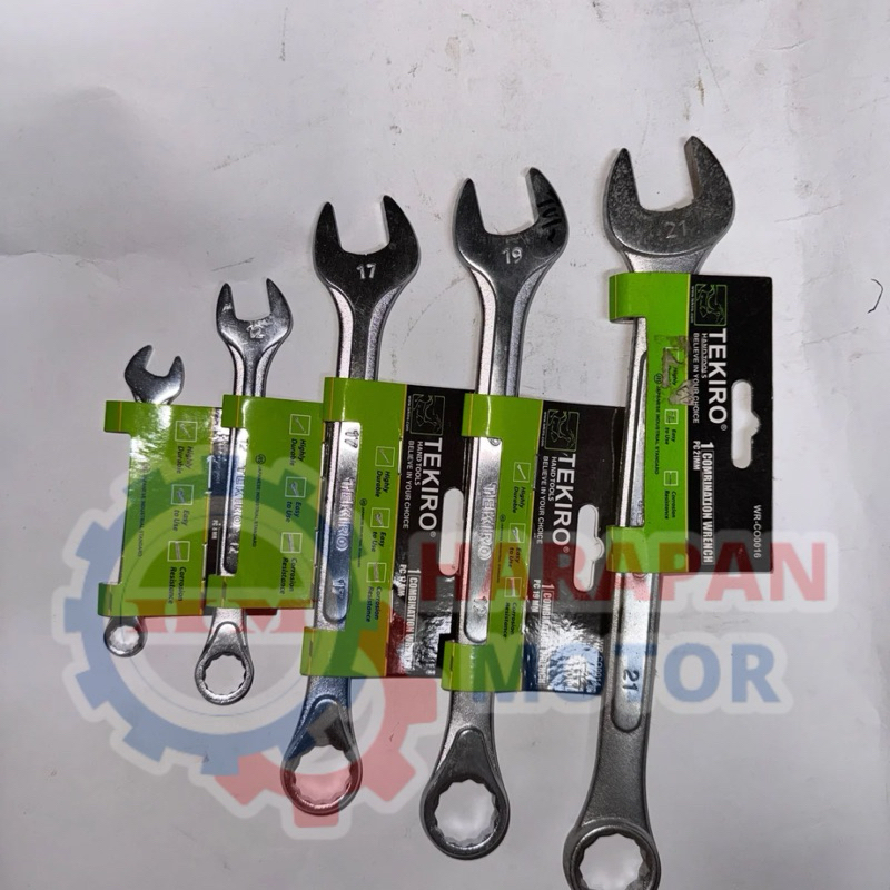 Harapan Motor - Kunci Ring-Pas Satuan Tekiro