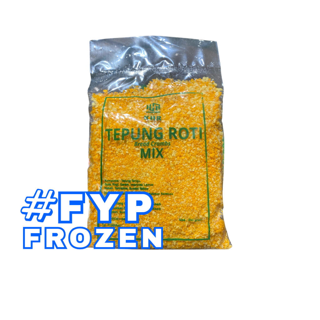 

KHR BREADCRUMBS MIX 250GR / TEPUNG PANIR / TEPUNG ROTI