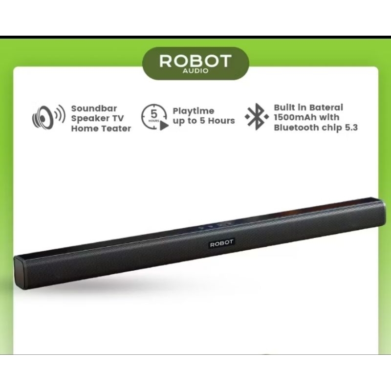 Speaker Bluetooth/Wireless SoundBar ROBOT 590 Dual Conection Ultra-Compact Design V5.3