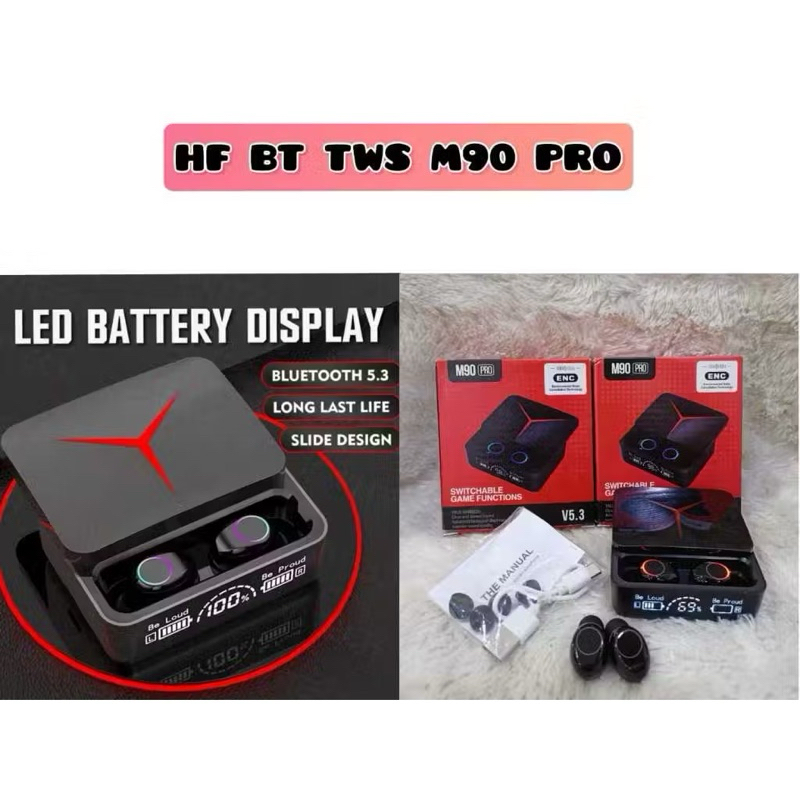 headset bluetooth M90 pro