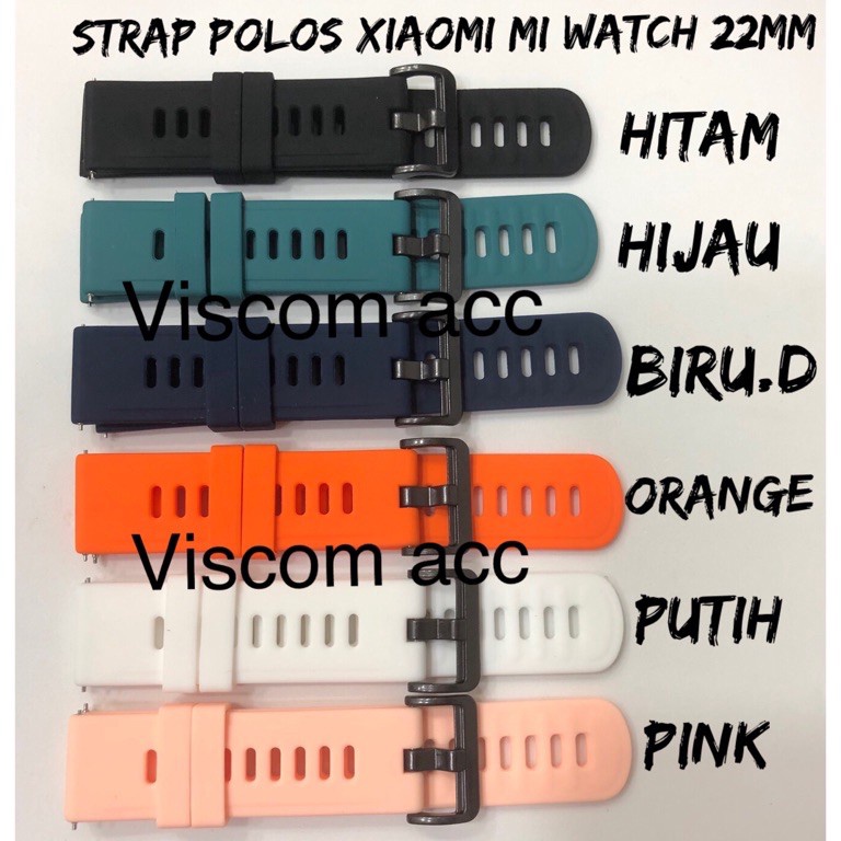 KODE S96Y Strap xiaomi mi watch 22mm  Mi S1 Active tali jam mi watch  strap polos mi watch