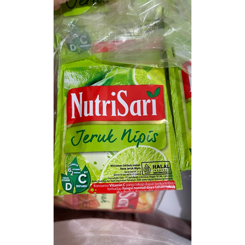 

nutrisari all varian saset renceng (10 pcs)