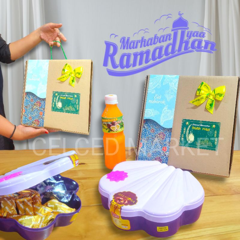 

Hampers Ramadhan Kurma, Coklat Kurma, Sirup, Kue Kering, Bingkisan Puasa