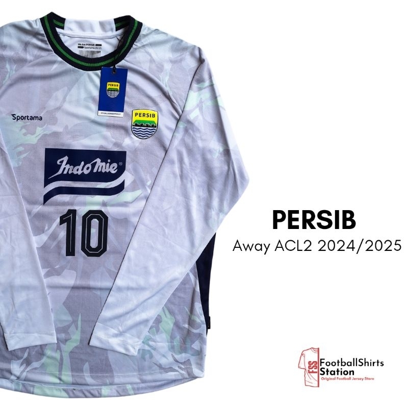 Jersey Persib Bandung Away ACL2 Player Issue Size XL Nameset Tyronne Original Sportama