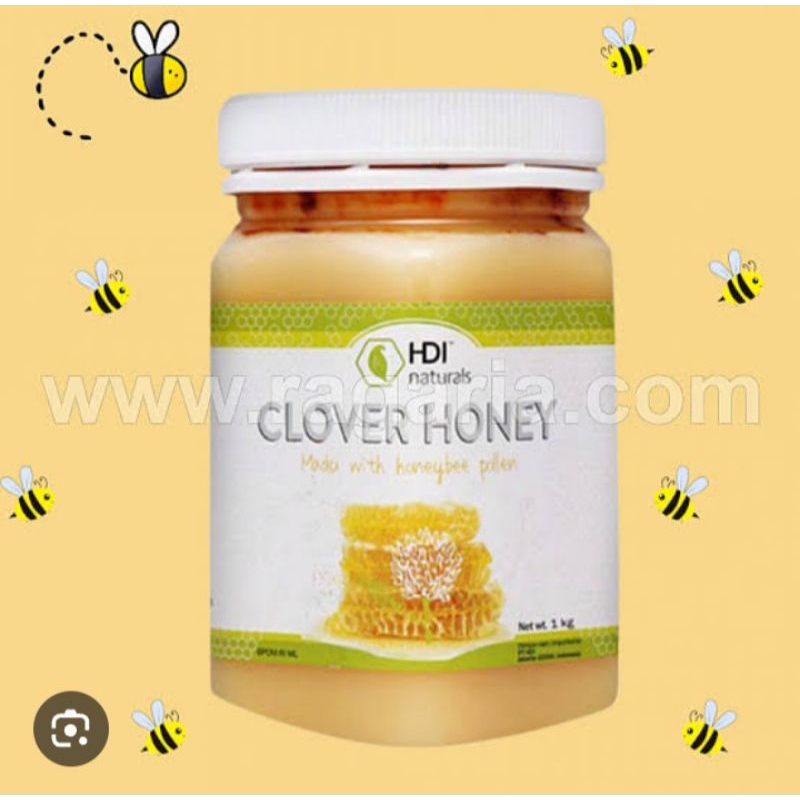 

Madu clover honey 500gr exp 2026 free sendok kayu