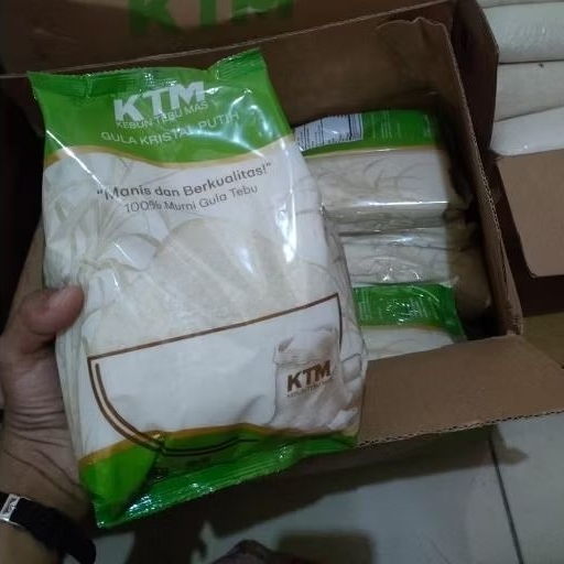 

gula pasir putih kemasan 1kg merk KTM