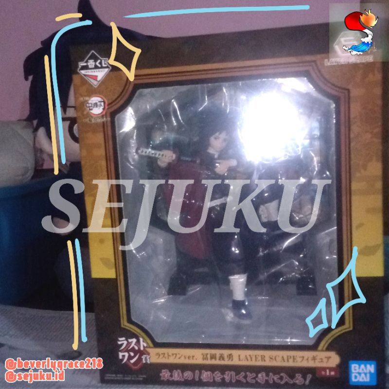 Tomioka Giyu Ichiban Kuji Last One Prize Layer Scape Original Preloved || Kimetsu No Yaiba (Demon Sl