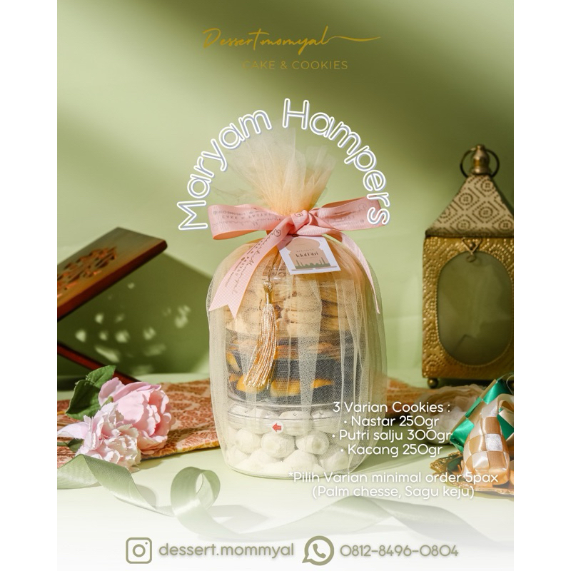 

MARYAM- Eid Hampers Bogor/ Hamper kue kering/ Hampers Nastar Bogor/ Hampers 2024/ Hampers Murah meriah/ Hamper unik