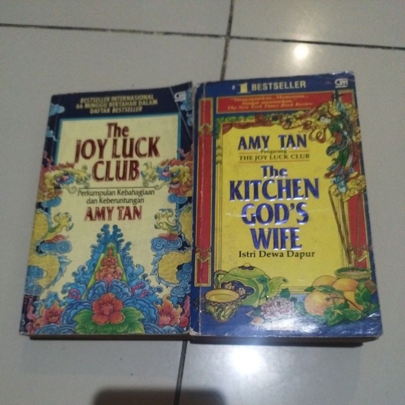 Amy Tan The joy luck club, the kitchen God's Wife Bahasa Indonesia original bekas