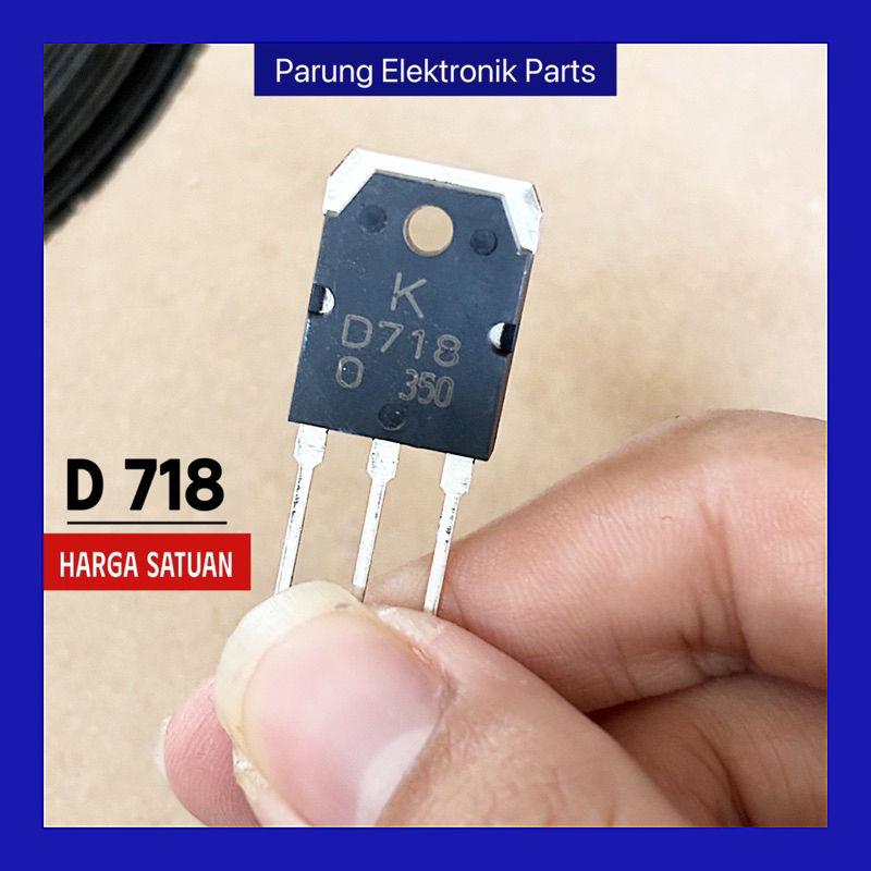 Transistor D718 ORIGINAL D 718 no set / jual Sebelah Tr D718 ASLI